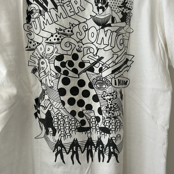 White Summer Sonic Graphic T-Shirt
SummerSonic 2016 August - Picture 3 of 5